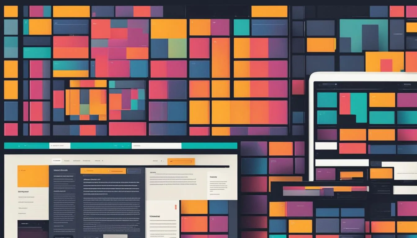 Przykład układu strony zbudowanego w CSS Grid